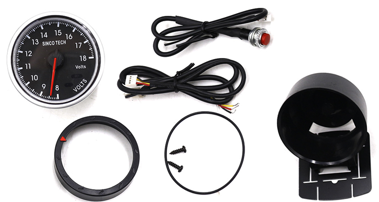 Вольтметр 12в всеобщего автомобиля цифровой определяет функцию СИНКО ТЭКХ 6357 с сигналом тревоги