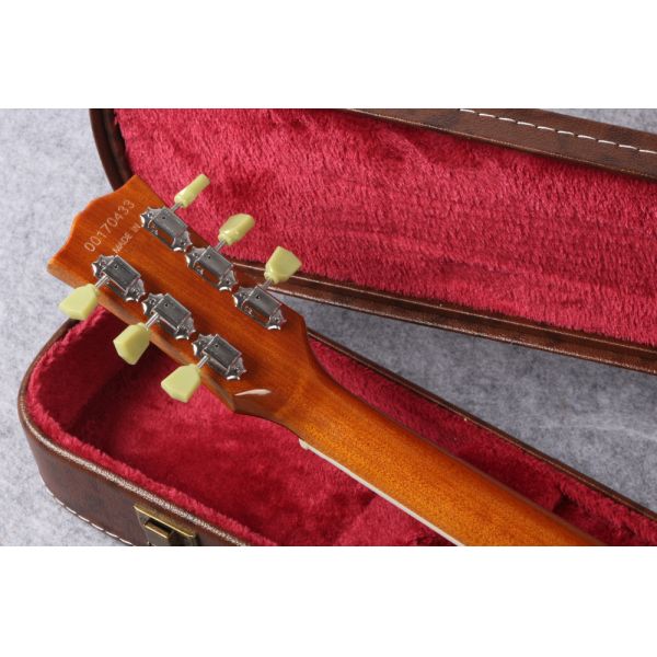 Les in stock 1959 R9 honey burst Paul LP style standard best tiger fire electric guitar,Musical InstrumentsFree shipping