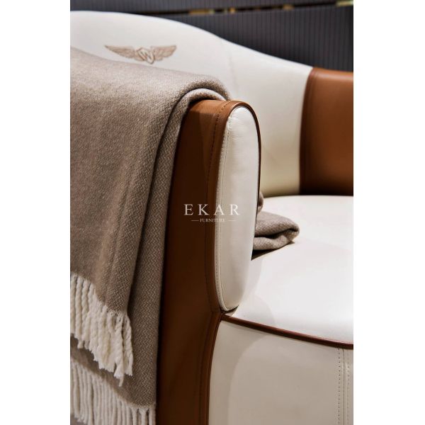 Modern Luxury Design Leather Living Room Leisure Arm Chair W005SF11