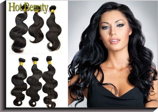100 Brazilian Remy Virgin Human Hair Extensions , Body Wave Long Hair