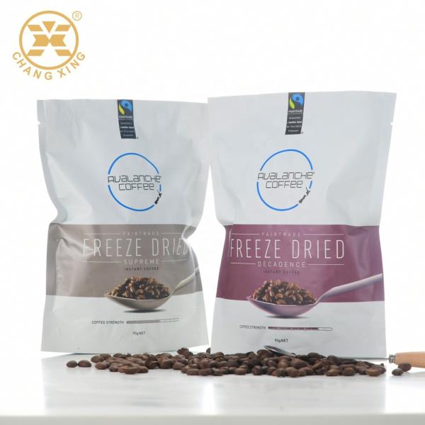 Umidade - papel laminado de empacotamento da folha de alumínio dos feijões dos sacos do café do produto comestível da prova 1kg