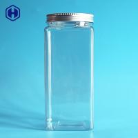 Toxique recyclable de pots en plastique larges carrés vigoureux durables de bouche non