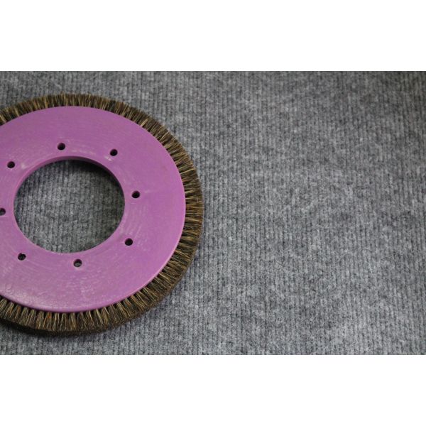 Специализированные детали стантера Машины Кисточка Колесо Фиолетовое Пластиковое Тело Смешанное Бристл Свиньи волосы 8 отверстий