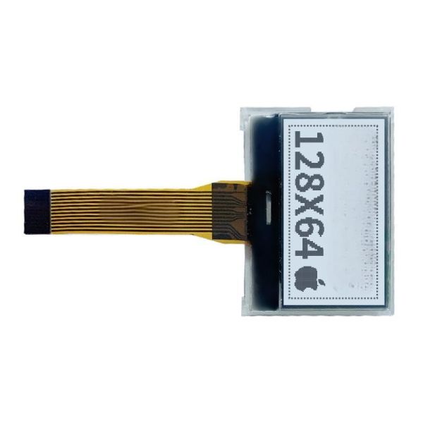 200 Cd/M2 Brightness Monochrome LCD Screen 128x64 Dot Matrix LCD Display