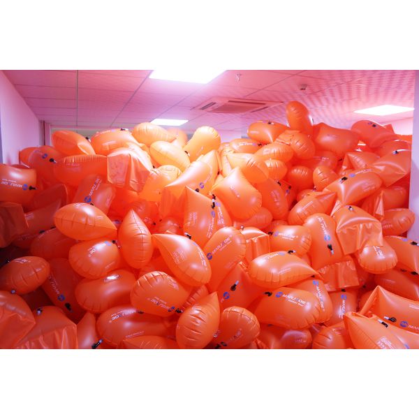 0.35mm Pvc Safety Swim Buoy For Swimmers Open Water / Triathlon