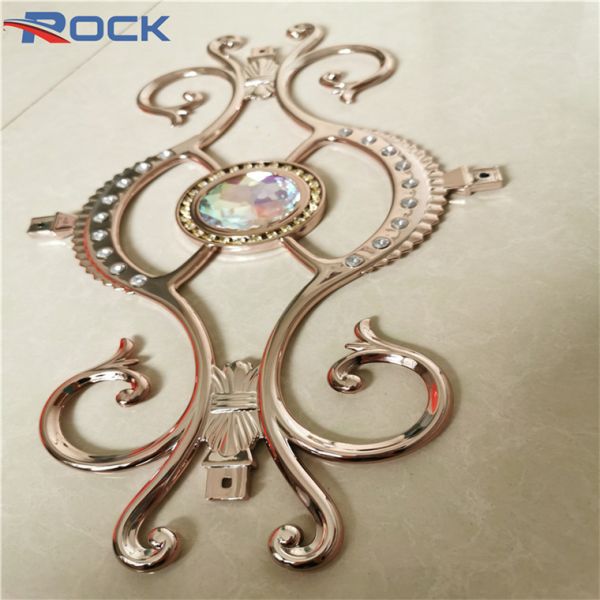 Vidro Georgian de galvanização da barra de Rose Gold Georgian Bar Flower para portas de Upvc