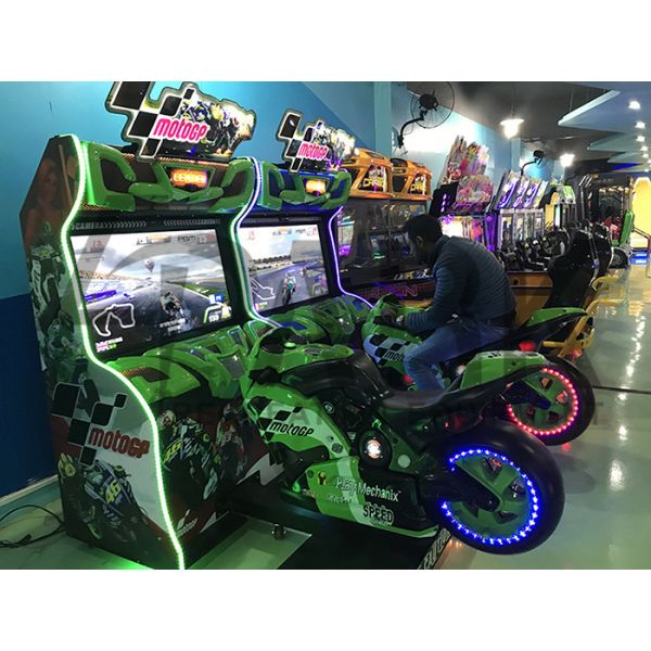 55 Inch Screen Moto Gp Arcade coin operated Game Machine / Sport Motorcycle Racing Simulator