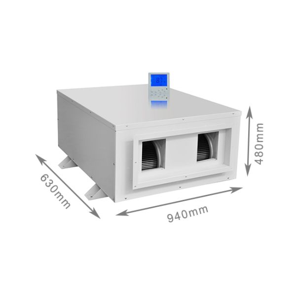 90 L/D High Temperature Resistant  Machine Ceiling Mounted Dehumidifier Swimming Pool Metal Dehumidifier for Industrial