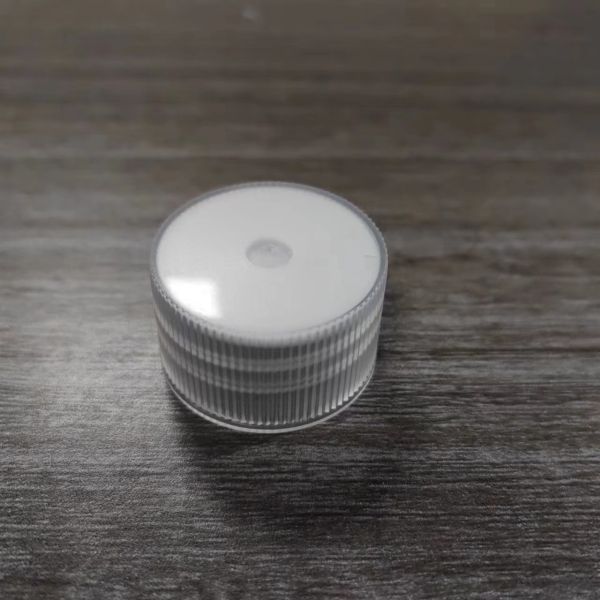 Chemical Liquid PP Plastic Cap With Vent Hole 28/410