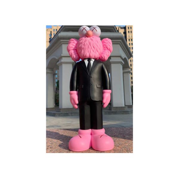 Sculpture extérieure en fibre de verre d'animation de bande dessinée adaptée aux