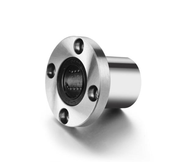 Precision LMF8UU Round  Linear Flange Bearing With Silver PA66