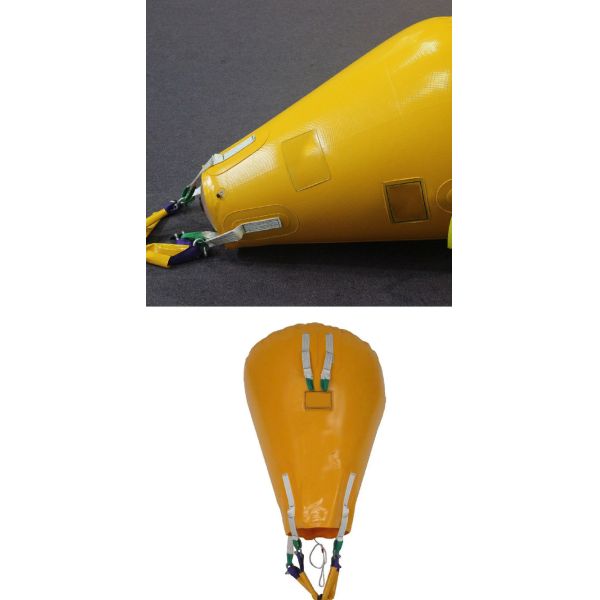 Профессиональное поднятие парашютов под водой для морских исследований