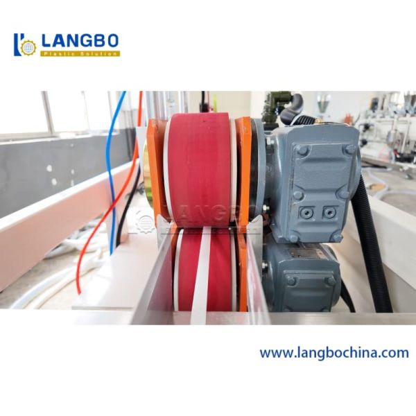 LED Cover Production Line with 15KW Motor Power and 300MM Calibration Table Length for Two Belt Hauling