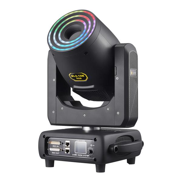 Laser 3D Ring Moving Head Light RGB Animation Patterns