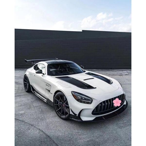 Pièces automobiles pour Mercedes AMG GT GTC GTS Body Kit AMG GT Série noire améliorée Style avant et arrière pare-chocs Spoiler Hood Body Kit