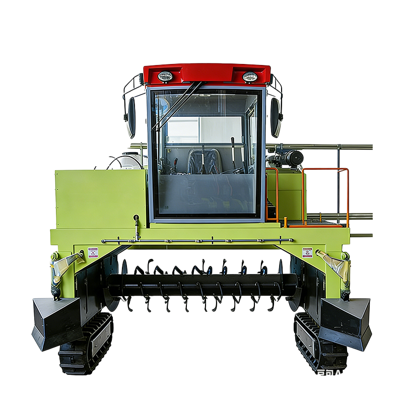 Professional Crawler Type Compost Turner with Full Hydraulic Driving System for 1700-2000 Cubic Meters/hour Processing Capacity and Wear-Resistant Structure