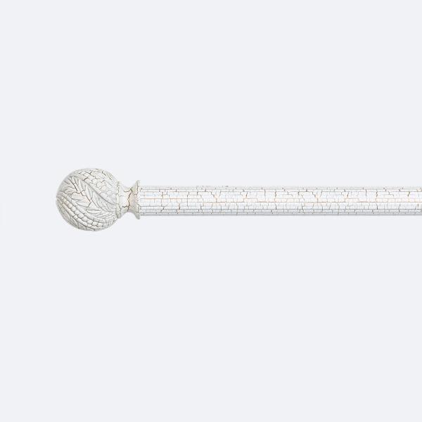 Custom Curtain Rod Set Single Bracket Four Leaf Flower Curtain Rod Finials