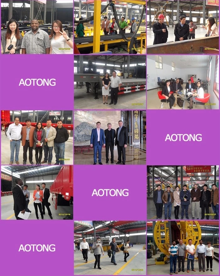 Прицеп на 3-4 оси с низким покрытием для 40 тонн боковой стены полуприцеп для перевозки грузов