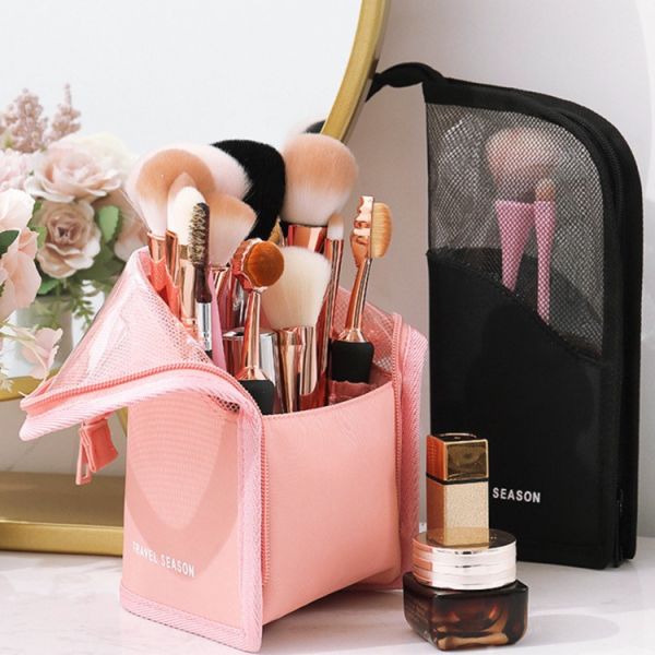Zipper Closure Makeup Brushes Holder for Customized Promotion and OEM/ODM Acceptance