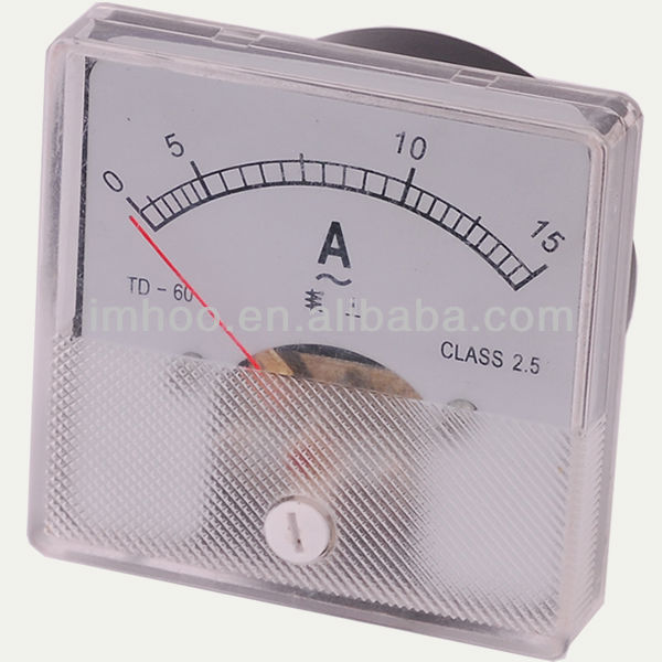 Analog Panel Meter 60X60 AC Ammeter Electrical Voltmeter Gauge