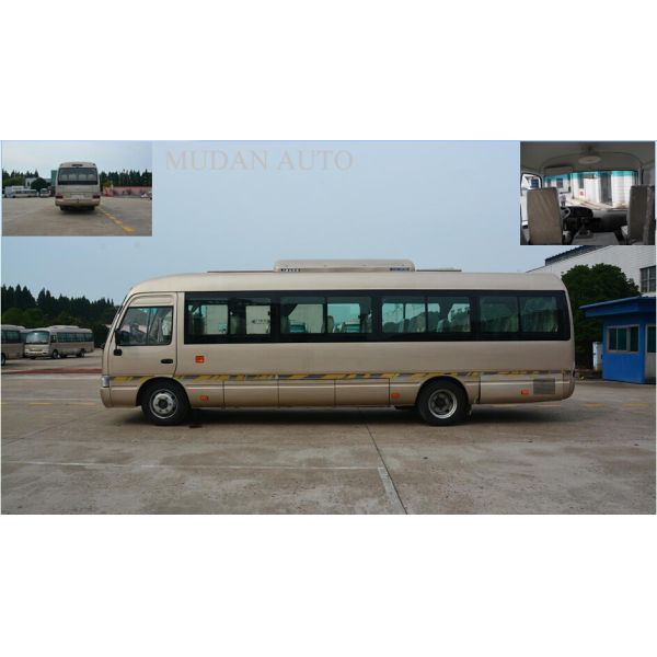 Mudan Coaster Diesel / Gasoline / Electric School City Bus 31 Seats Capacity 2160 mm Width