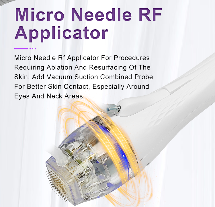 Gold Micro Needling With Radio Frequency Fractional Portable Rf Microneedling Machine For Face Beauty Device