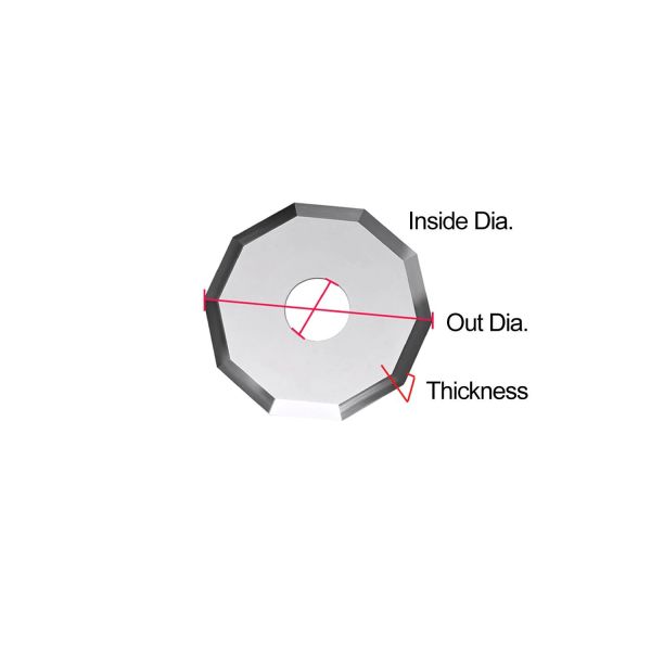 Промышленные лезвия из нержавеющей стали длиной 45 мм для печати упаковки