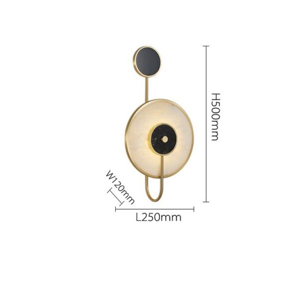 Living Room Decor Marble Wall Lamp 10W Creative bed side wall lamp （WH-OR-45）