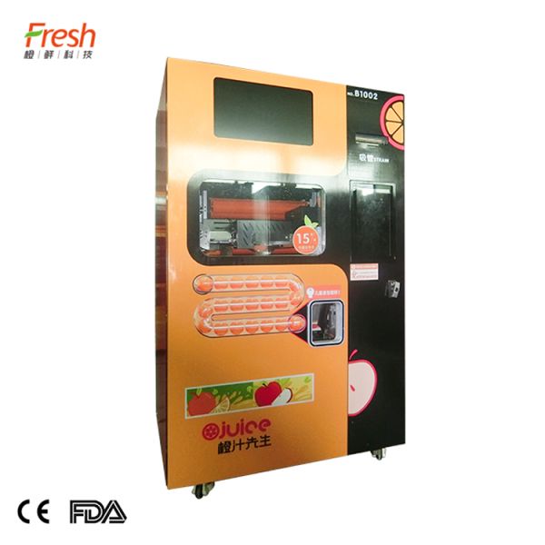 business center red orange maker vending machine fresh fruit juice vending machine