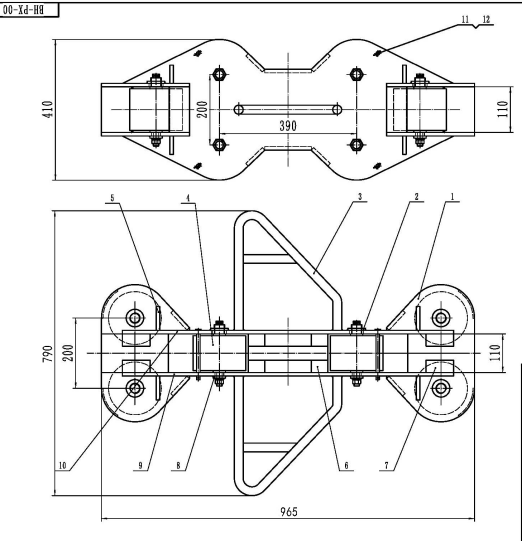 A corda de furo Guider das peças de Drawworks arranja JC40 JC50 JC70