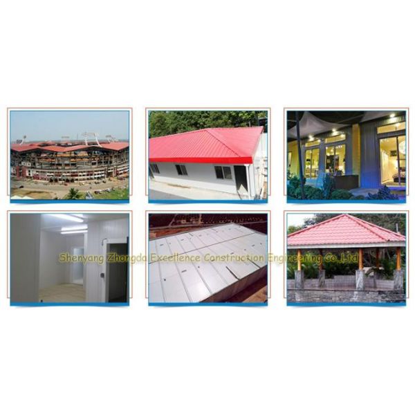 0.12mm - 0.8mm Color Coated Corrugated Metal Roofing Sheet Building Material
