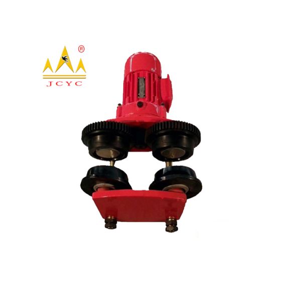 0,5 тонны - равнина 10 тонн красная зацепила передвижную вагонетку луча нажима 12 месяца гарантии