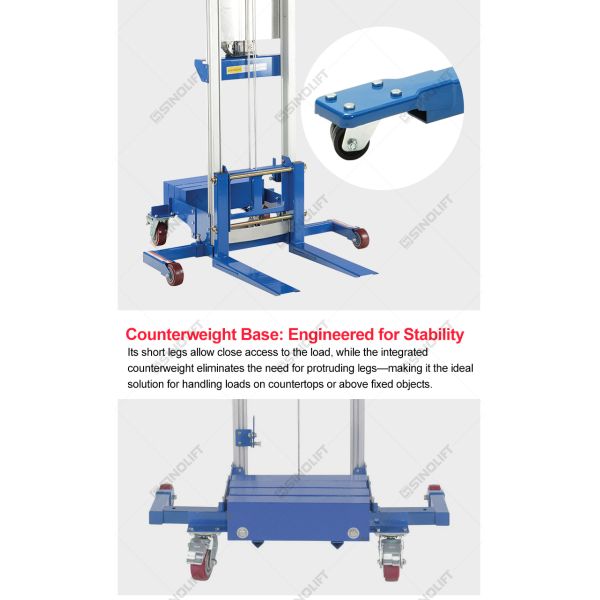 BC Series Counterbalance Hand Winch Stacker
