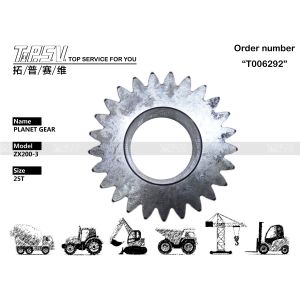 3084353 Heat Treatment ZX200 Excavator Travel 3 Stage Planetary Gear for Excavator and Transport Packaging Sealable Bags