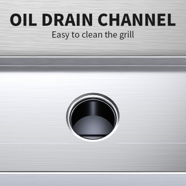 Kitchen Equipment Cast Iron Electric Grills and Electric Fryers for Teppanyaki Grill