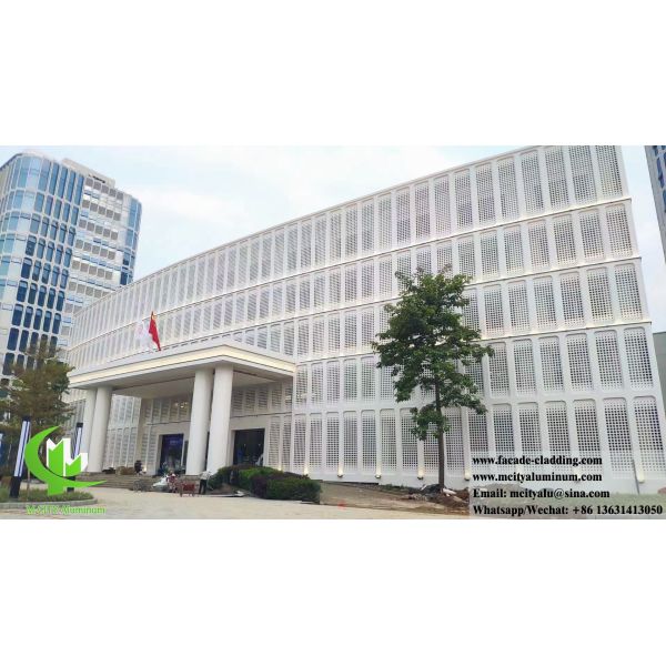 PVDF Coated 3mm Thickness Aluminum Cladding Panel for Customizable Building Facade and Column Covers