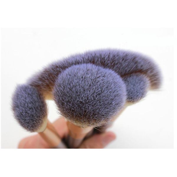 2016 best sells 12pcs cosmetic brush set silver nylon hair with PU bag