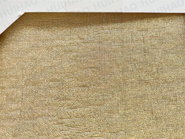 Fio laminado tecido de bronze ultra fino Mesh Architectural Glass