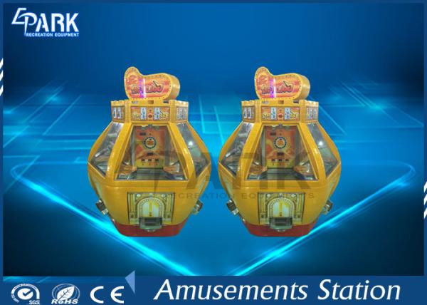 Automatic Gold Fort Casino Coin Pusher Game Machine Hardware And Acrylic Material Medal Game