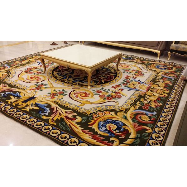 Customizable Abstract Pattern Hotel Room Carpet Wall to Wall Carpets Handmade Tufted Rugs