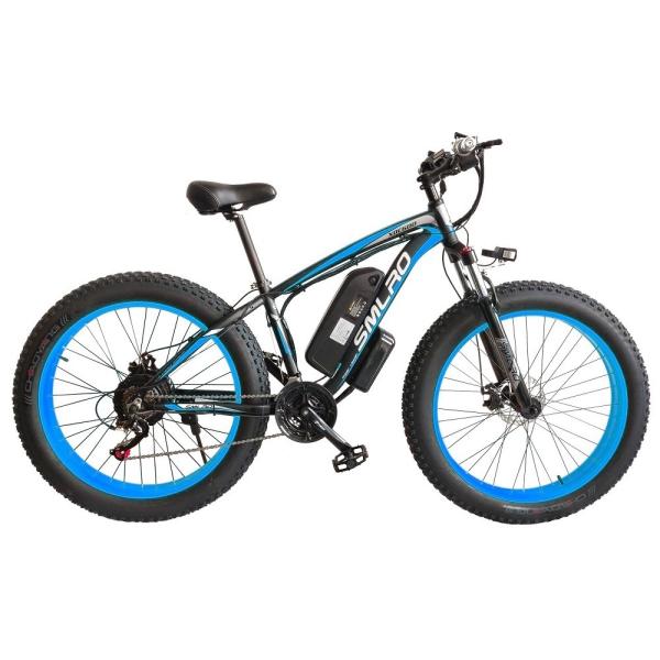 1000W Motor 13AH Lithium Battery Electric Bike SMLRO XDC600 26x4.0 inch Fat Tire E-Bike Drop Shipping Available