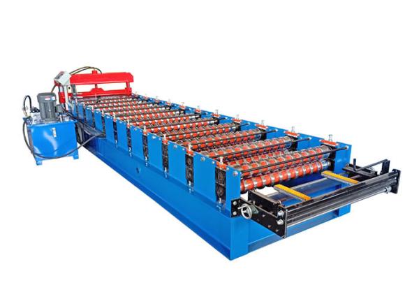 Color Steel Corrugated Roll Forming Machine 8 - 20 M/Min