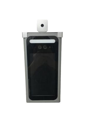 Non Touch Access Control Binocular Cameras Facial Recognition Temperature Screening Kiosk For Work Recovery