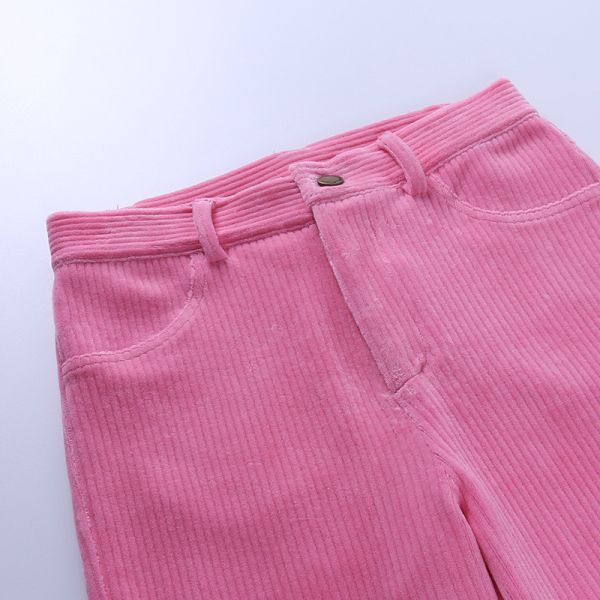 Winter Thickened Ladies Casual Pants Showing Buttocks Big Hole Women Corduroy Pants