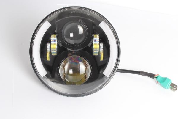 7 Inch 80w Jeep Wrangler Headlights 1600LM * 2 Low Beam 3150 LM * 2 High Beam