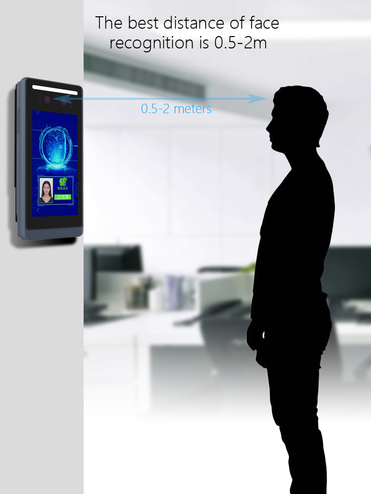 Биометрическая система IP65 управления доступом распознавания лиц AI с умным замком
