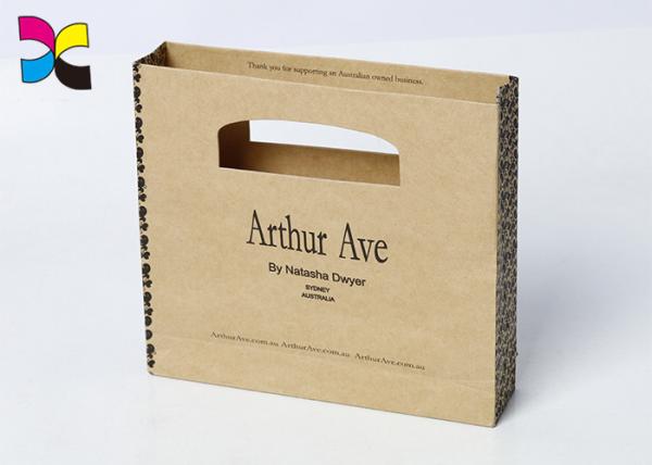 OEM Offset Printed Paper Bags / Personalized Paper Gift Bags With Handles