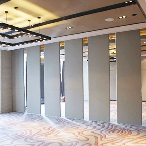 Movable Soundproof Office Partition Walls With Aluminum Sliding Tracks System