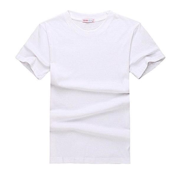 cotton  tshirts  short sleeve Blank  T shirts safty t shirtsr soft breathable t shirts mens print able logo print white