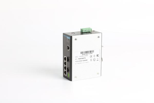 4 Rj45 Ports 2 1000M SFP Ports Gigabit Din Rail Ethernet Switch , Din Rail Managed Switch